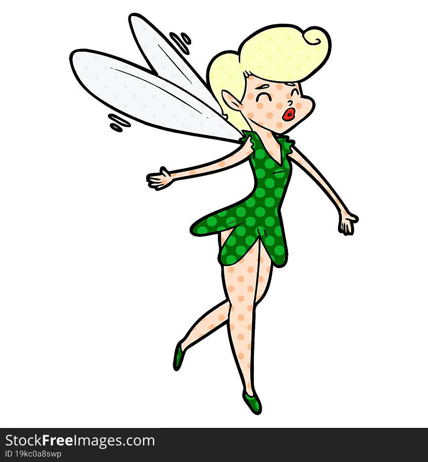 cartoon fairy. cartoon fairy