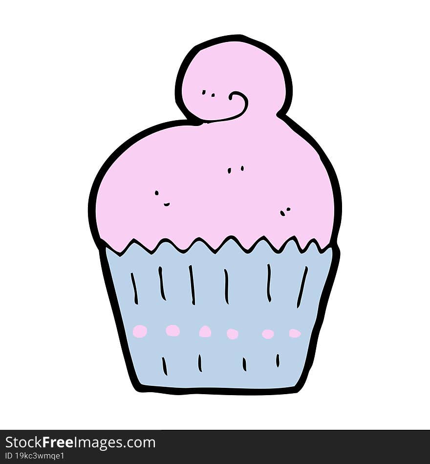 cartoon cupcake