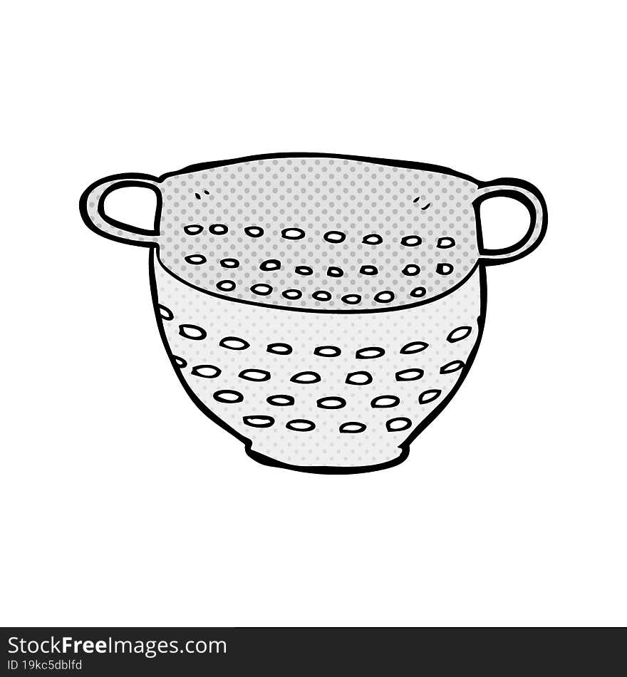 cartoon colander