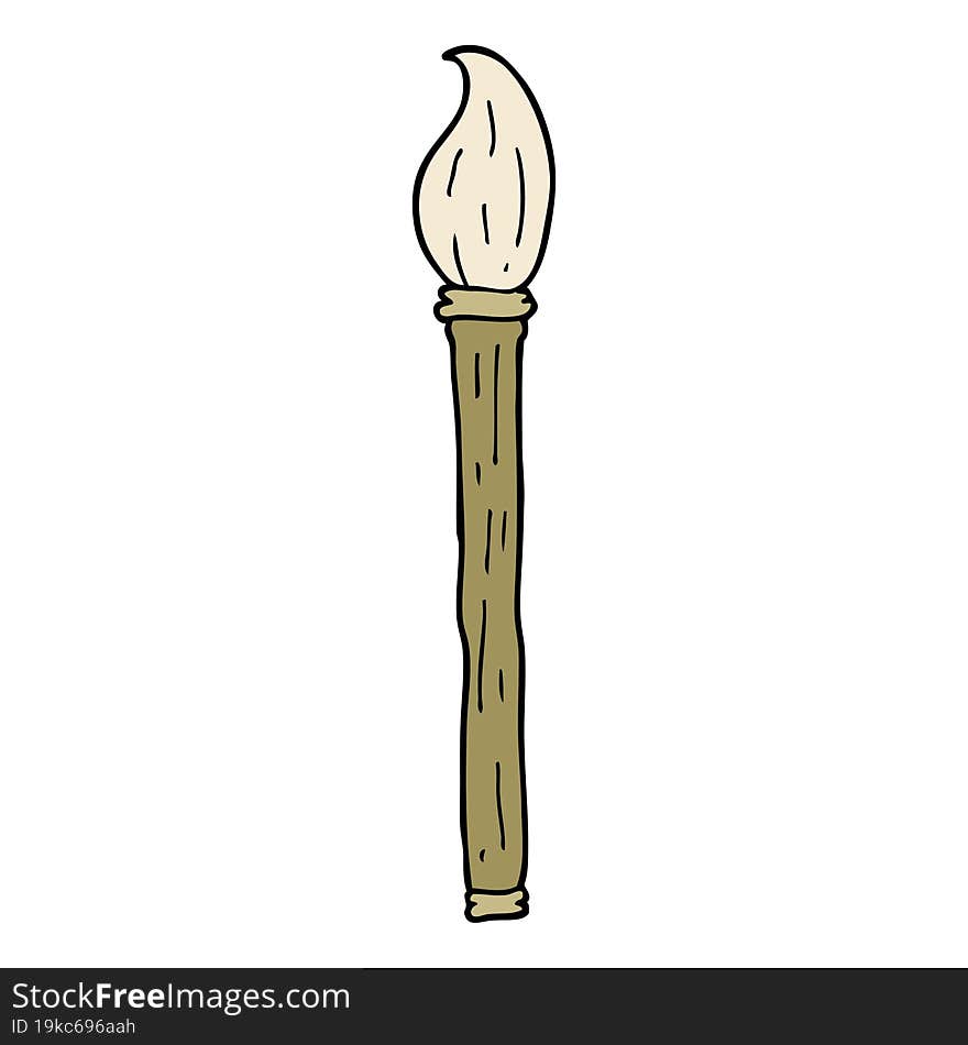 cartoon paint brush