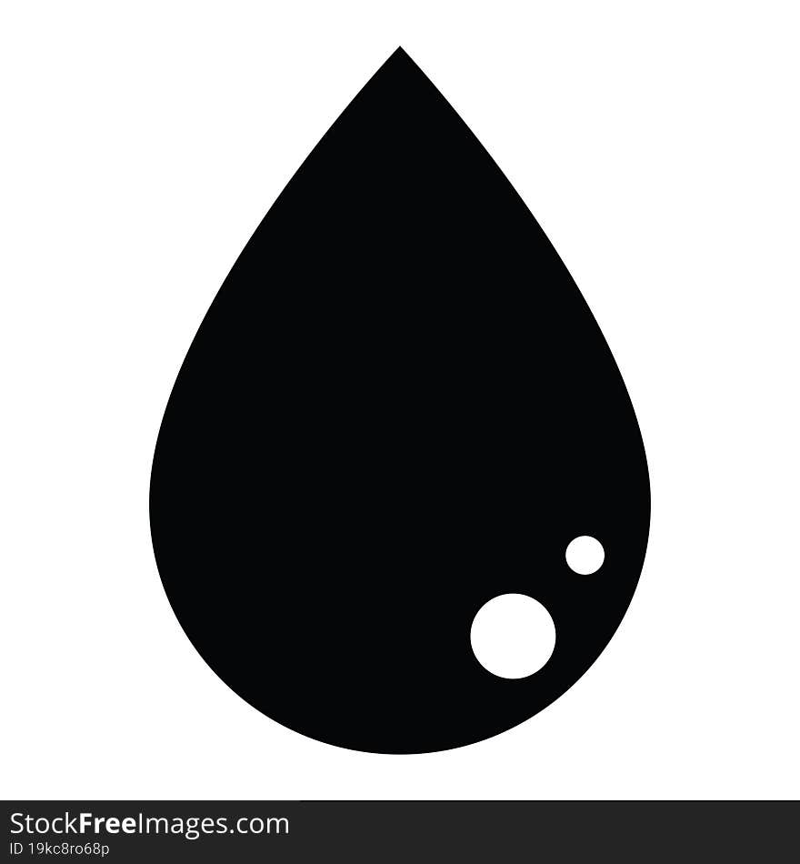 Blood Drop Graphic Icon