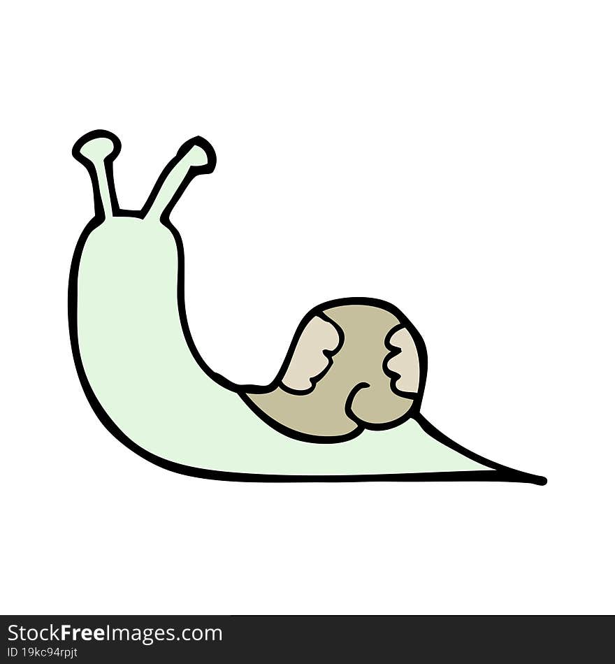 cartoon snail