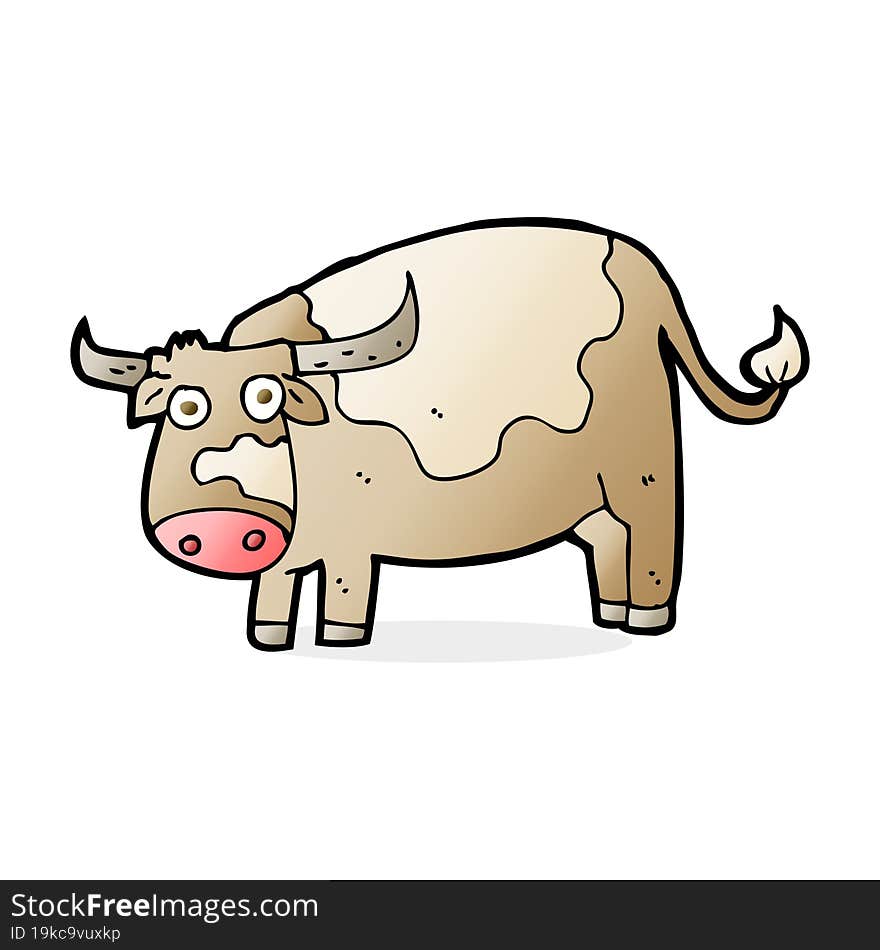 cartoon cow