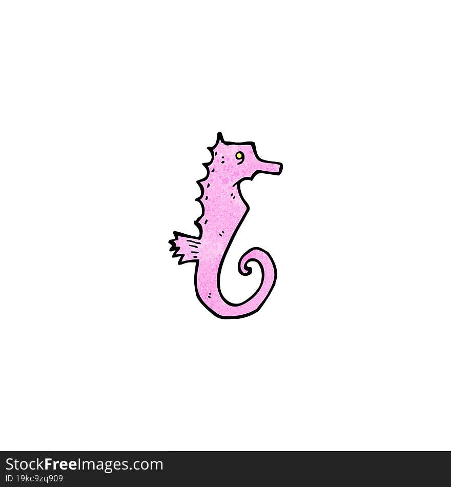 cartoon seahorse