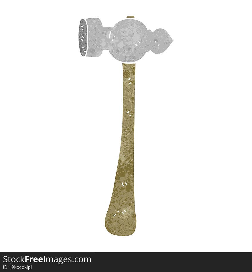 retro cartoon hammer