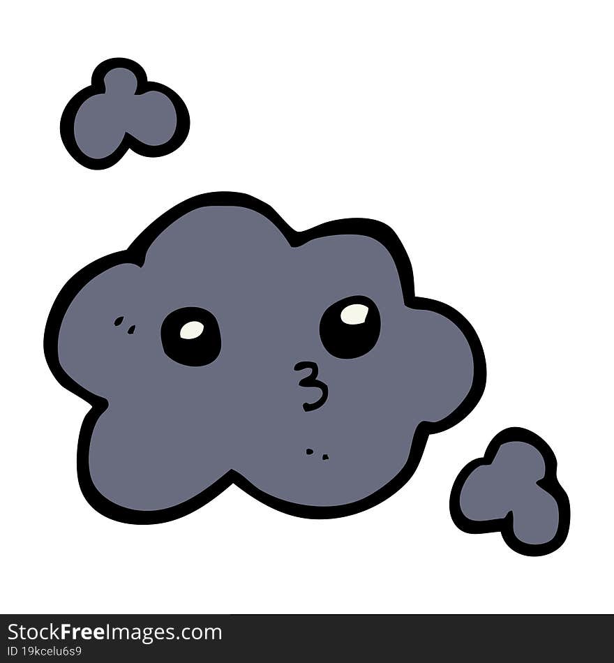 Cute Cartoon Cloud