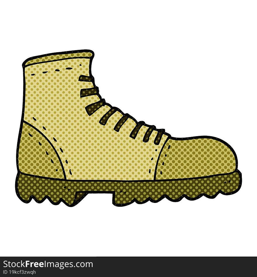 cartoon boot