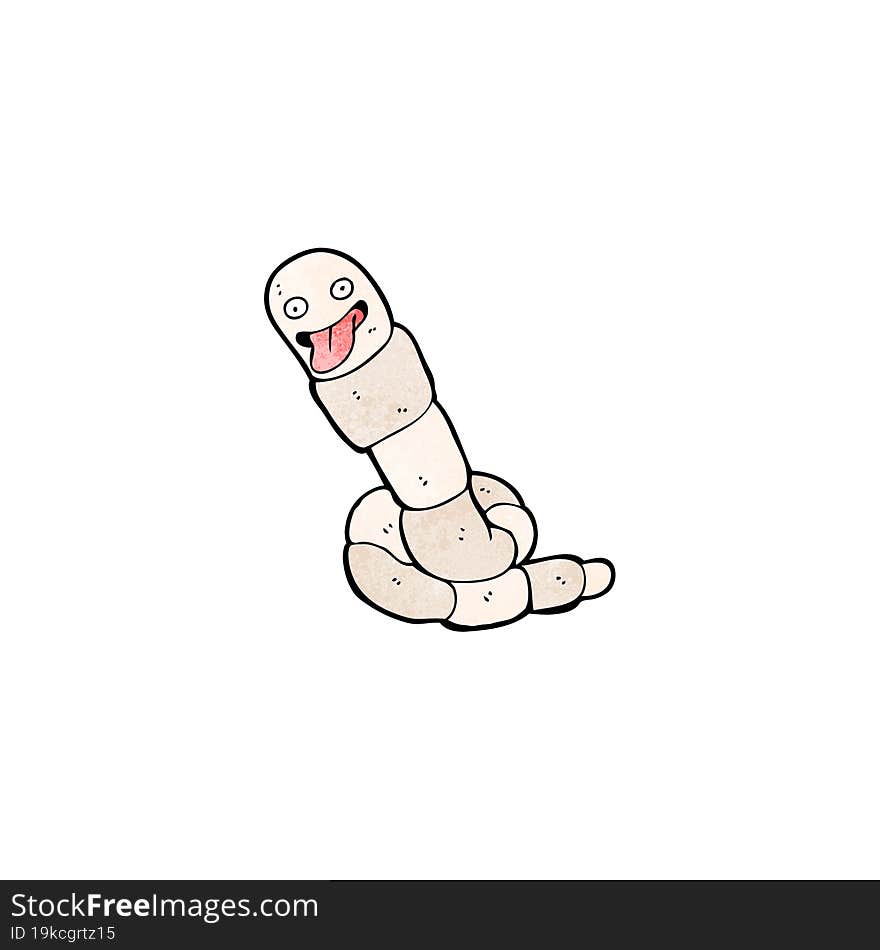 Cartoon Earth Worm