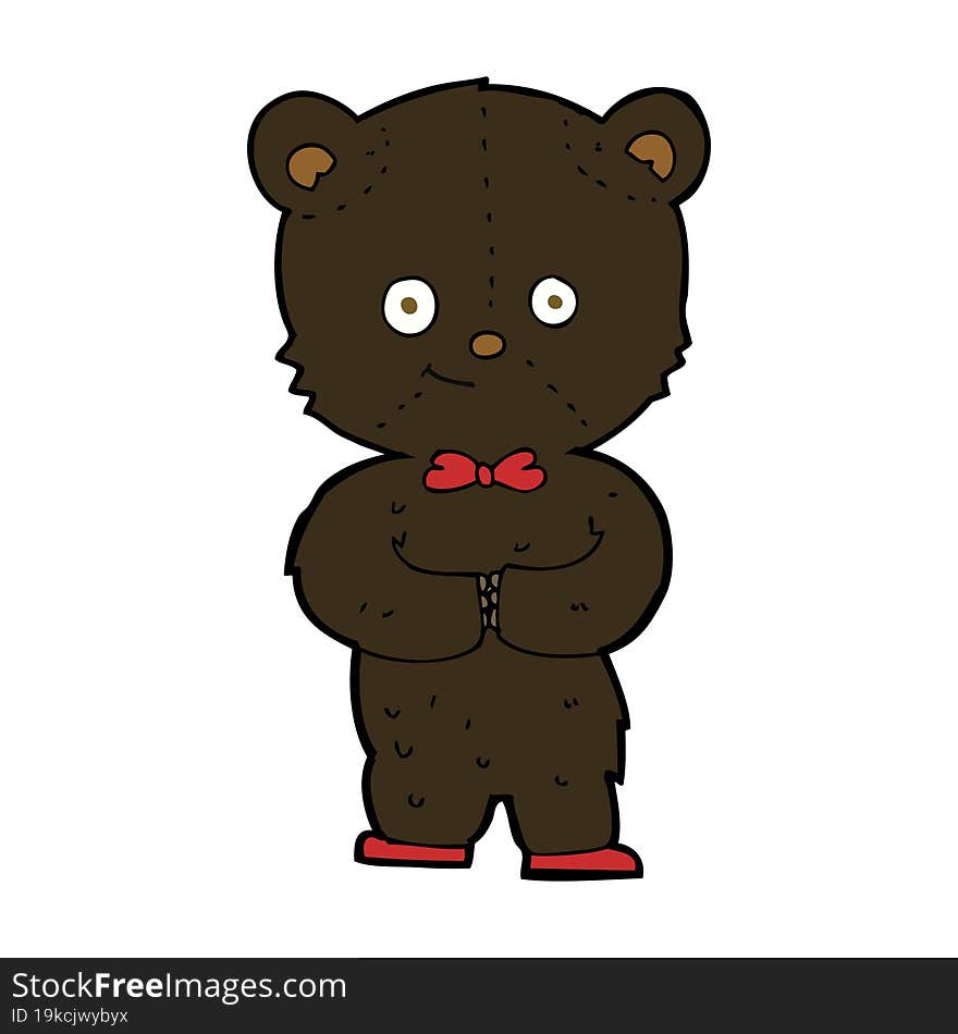 cartoon cute little bear