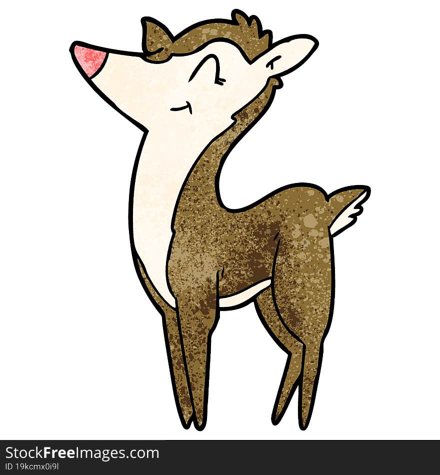 cartoon deer. cartoon deer