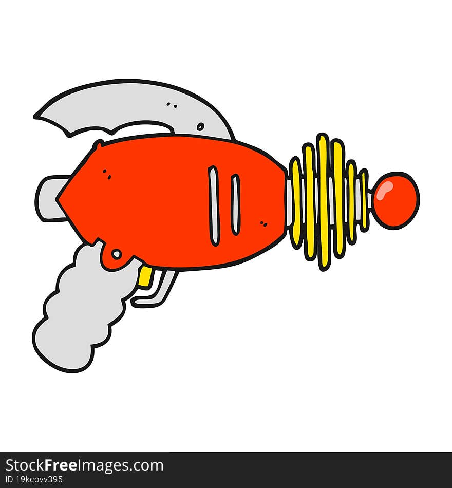 cartoon ray gun