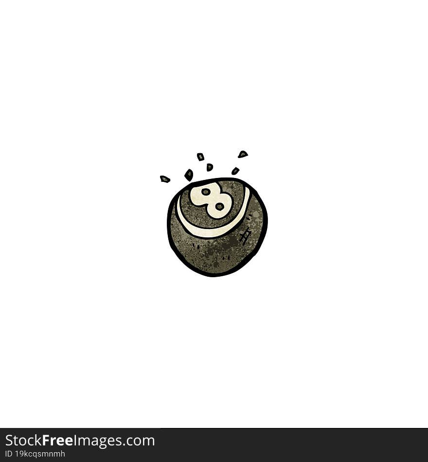 Cartoon Eight Ball