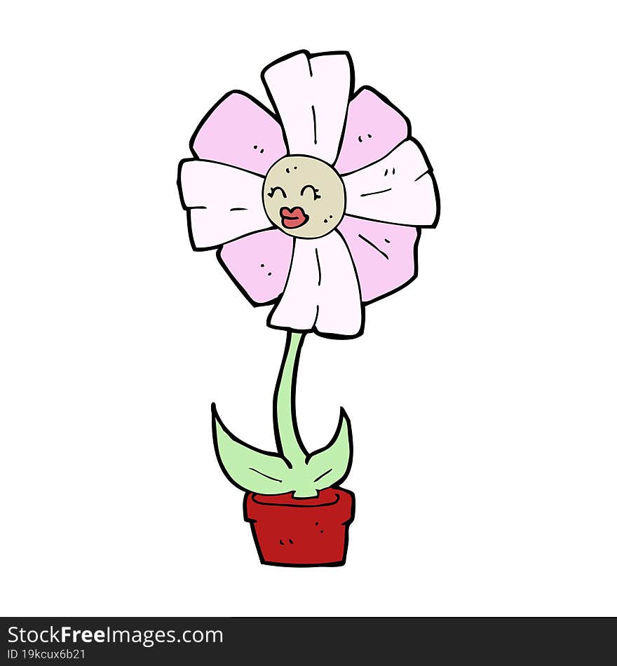 cartoon flower