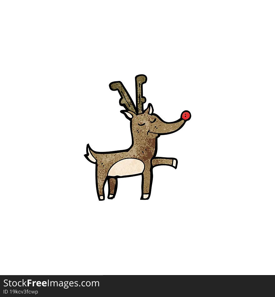 cartoon reindeer