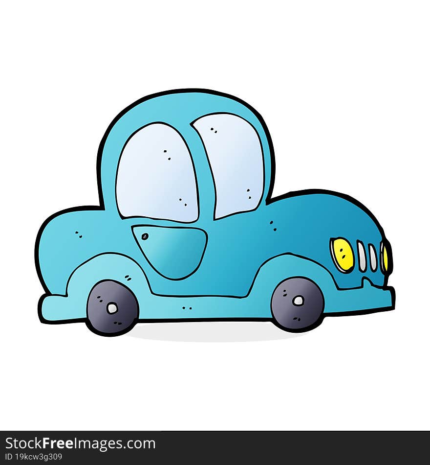 cartoon car