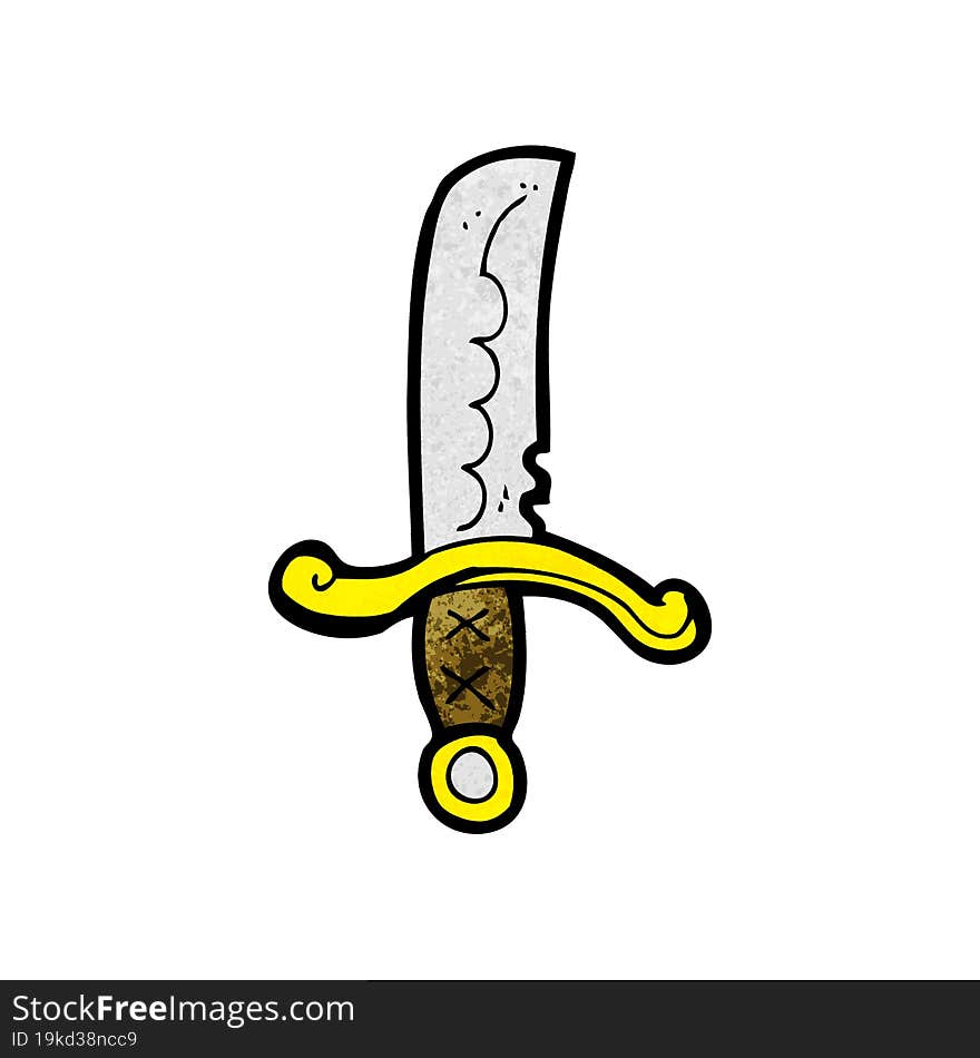 cartoon sword