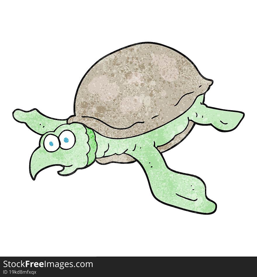 textured cartoon turtle