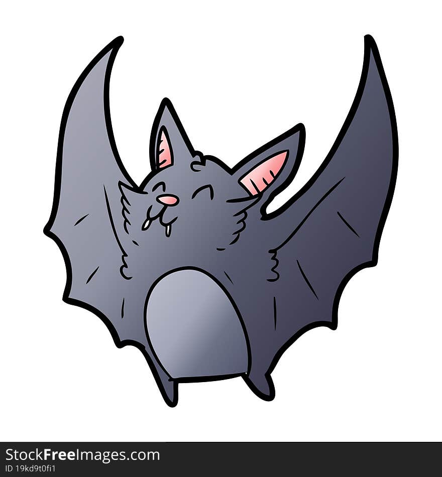 cartoon vampire halloween bat. cartoon vampire halloween bat