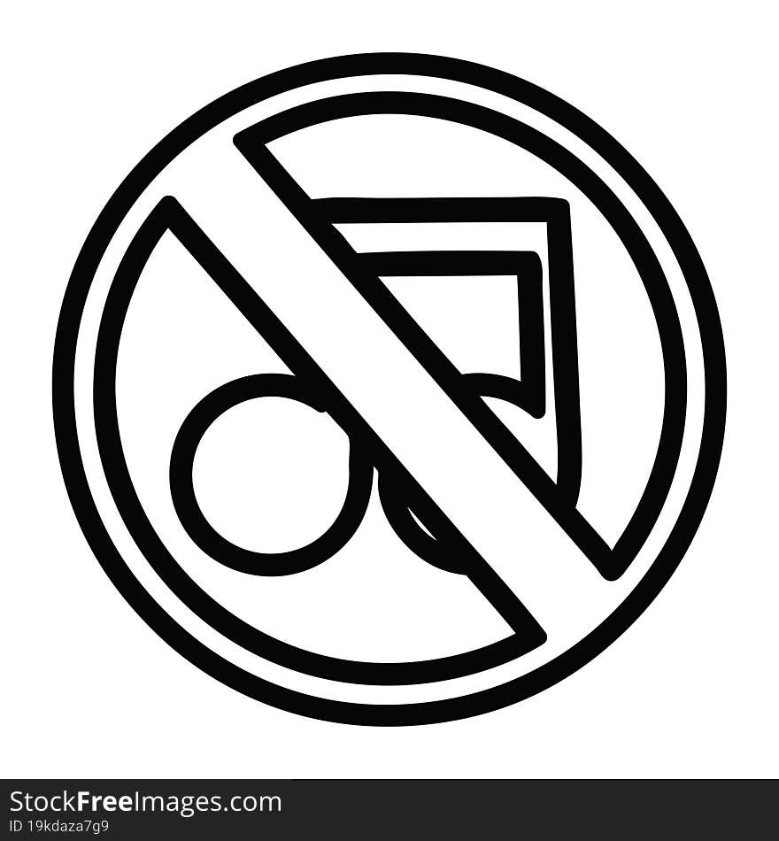 no music icon symbol