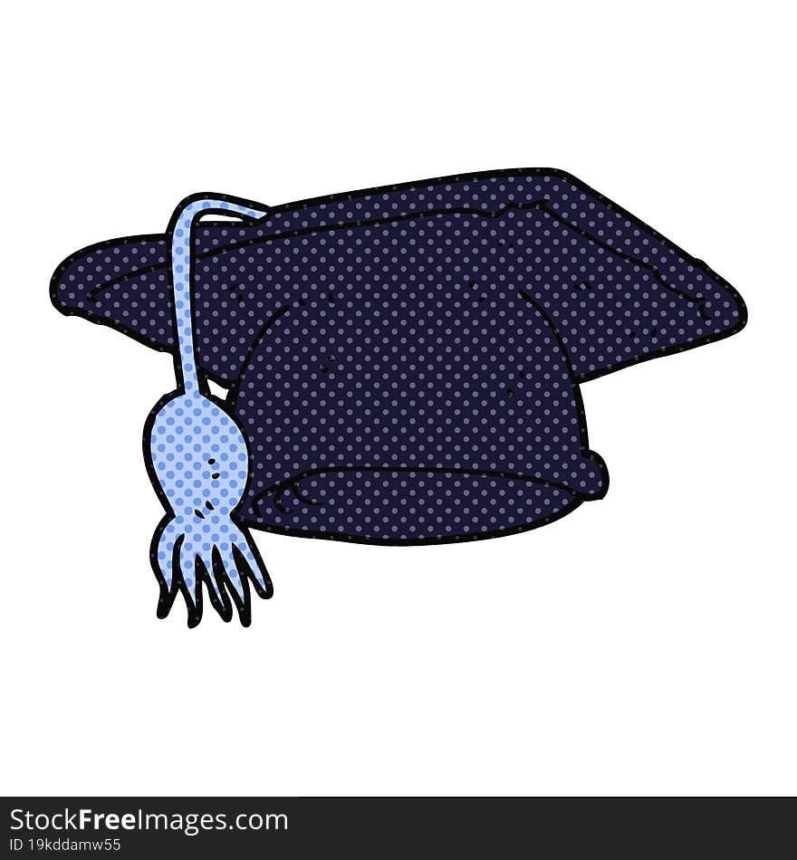 cartoon graduation cap