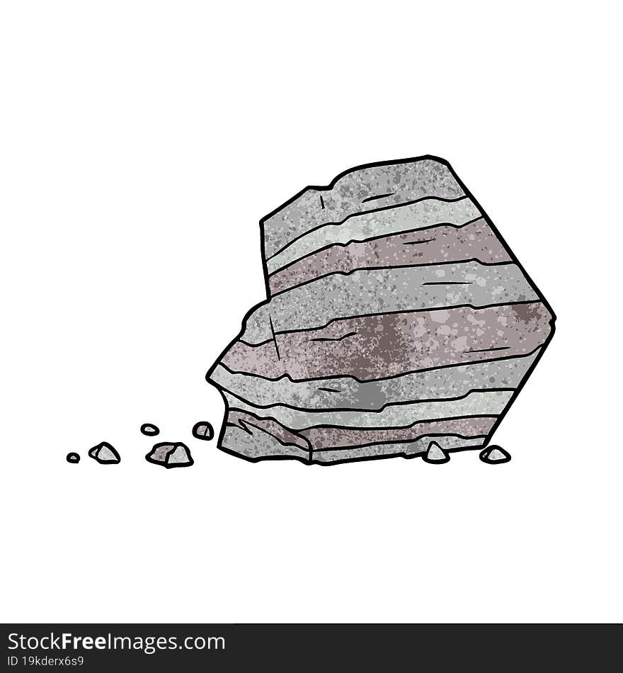 cartoon large rock. cartoon large rock