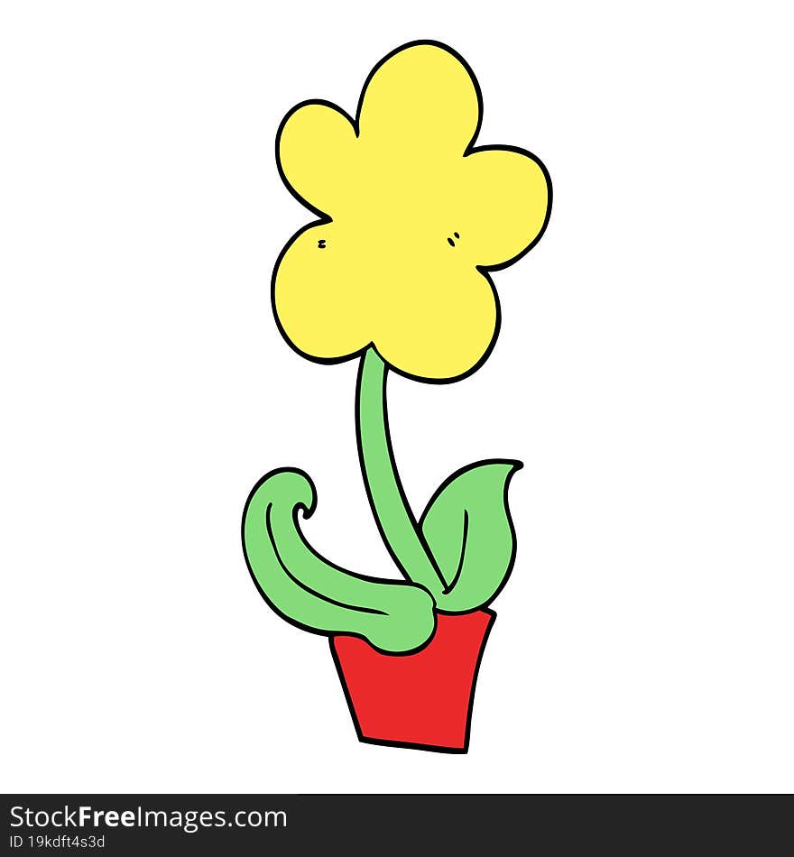 Cute Cartoon Flower