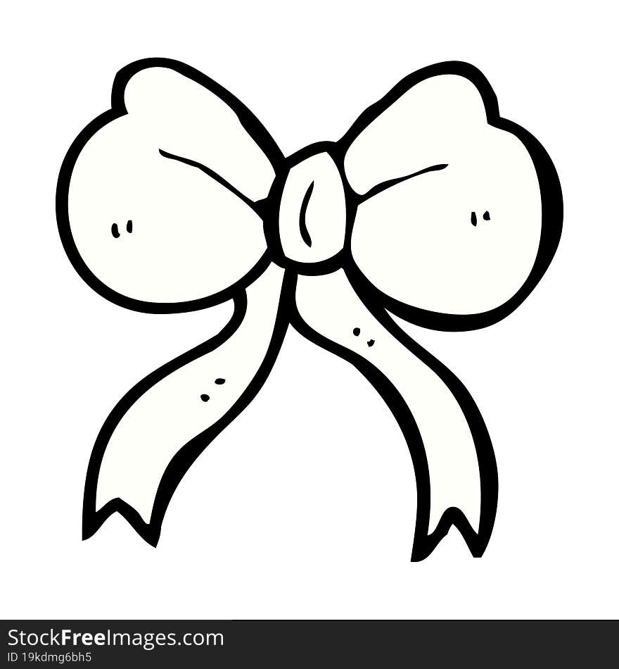 cartoon bow tie