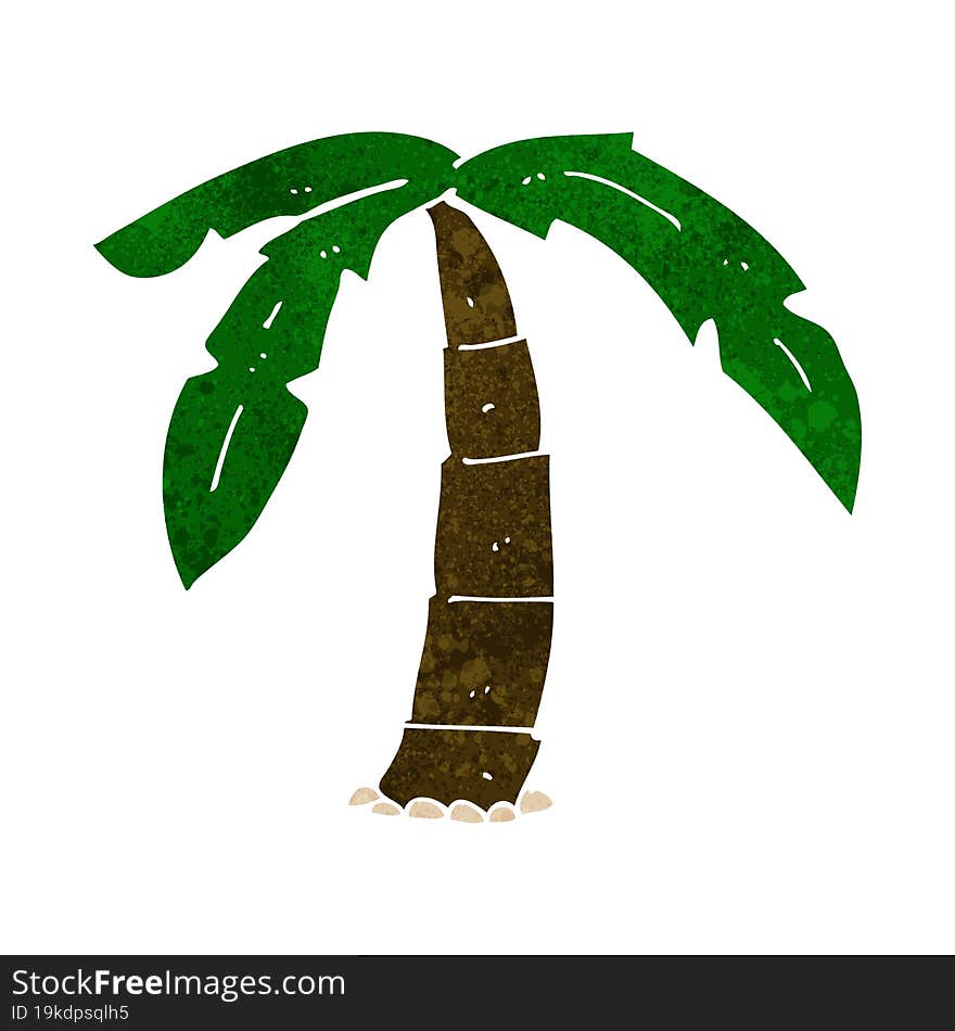 cartoon palm tree