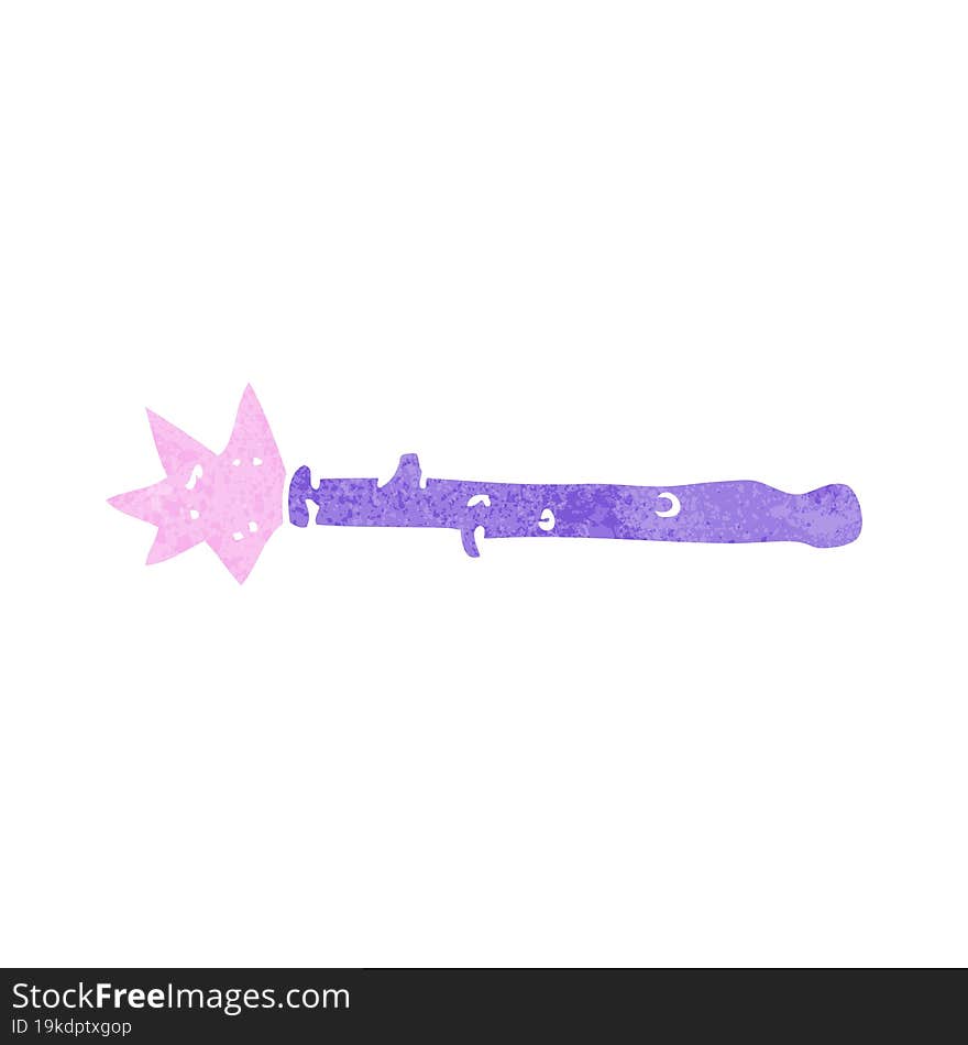 cartoon magic wand