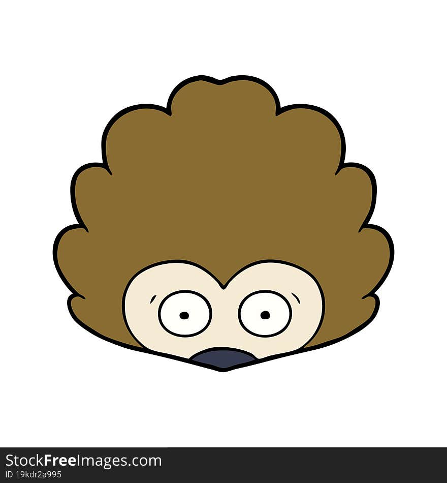 cartoon hedgehog. cartoon hedgehog