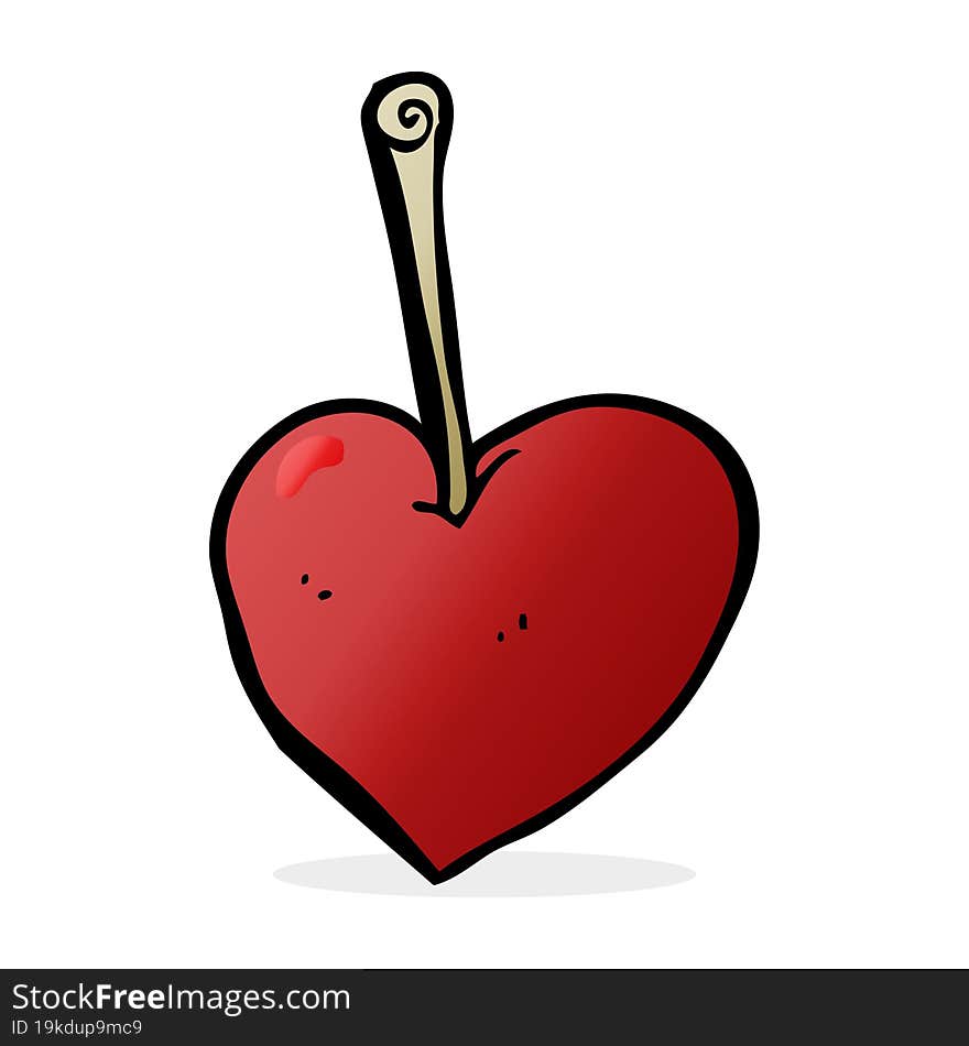 Cartoon Heart Cherry