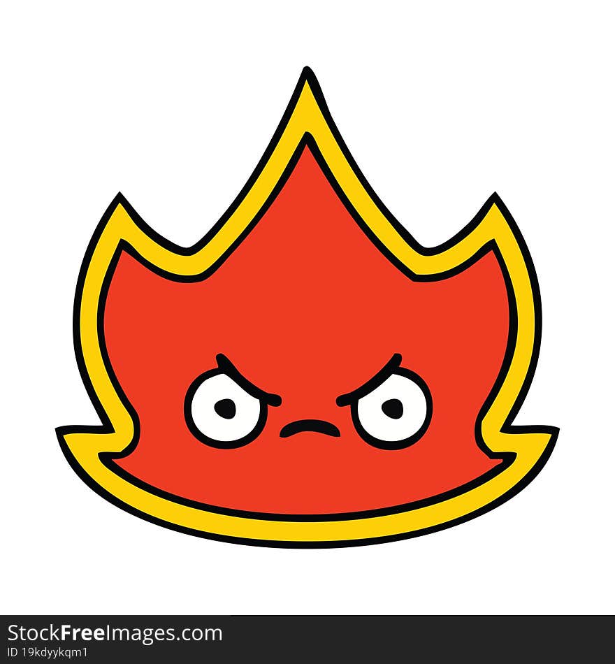 Cute Cartoon Fire