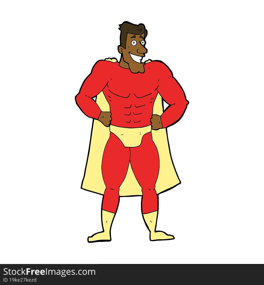 Cartoon Superhero