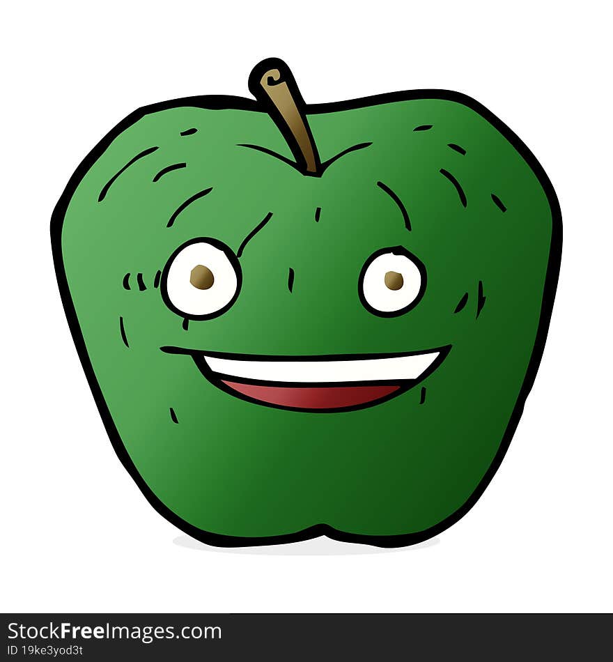 Cartoon Apple