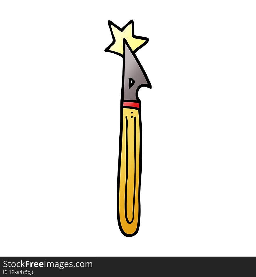 cartoon doodle craft knife