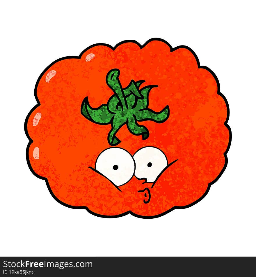 cartoon tomato. cartoon tomato