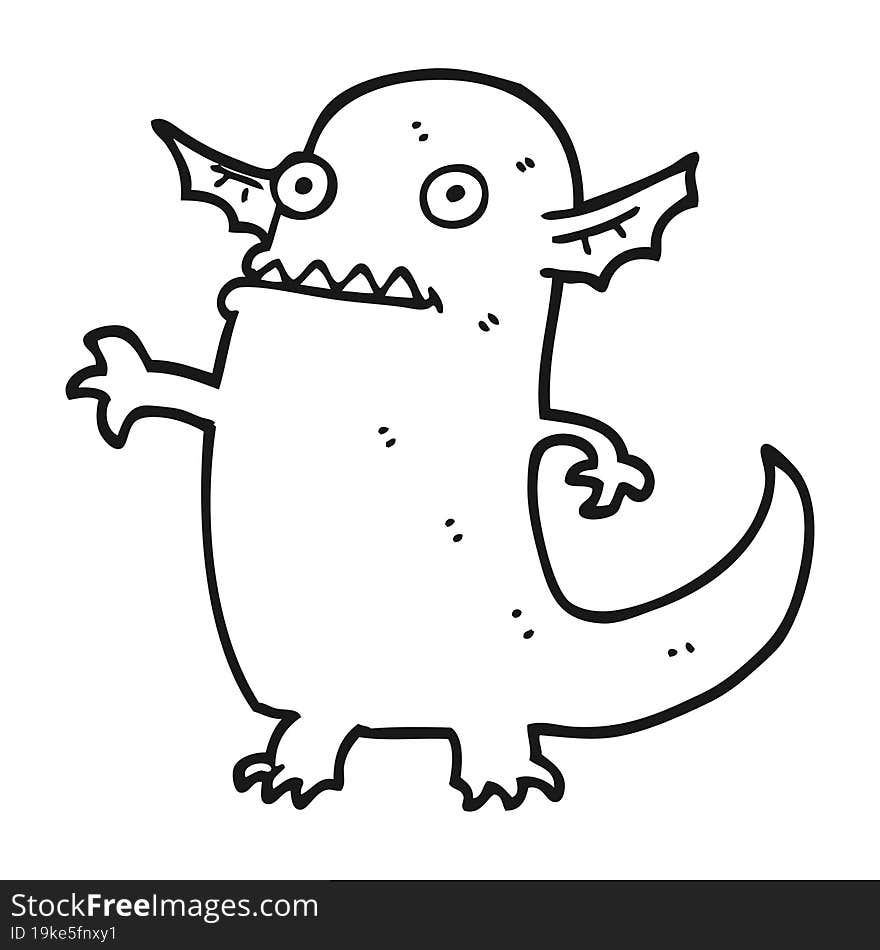 cartoon halloween monster