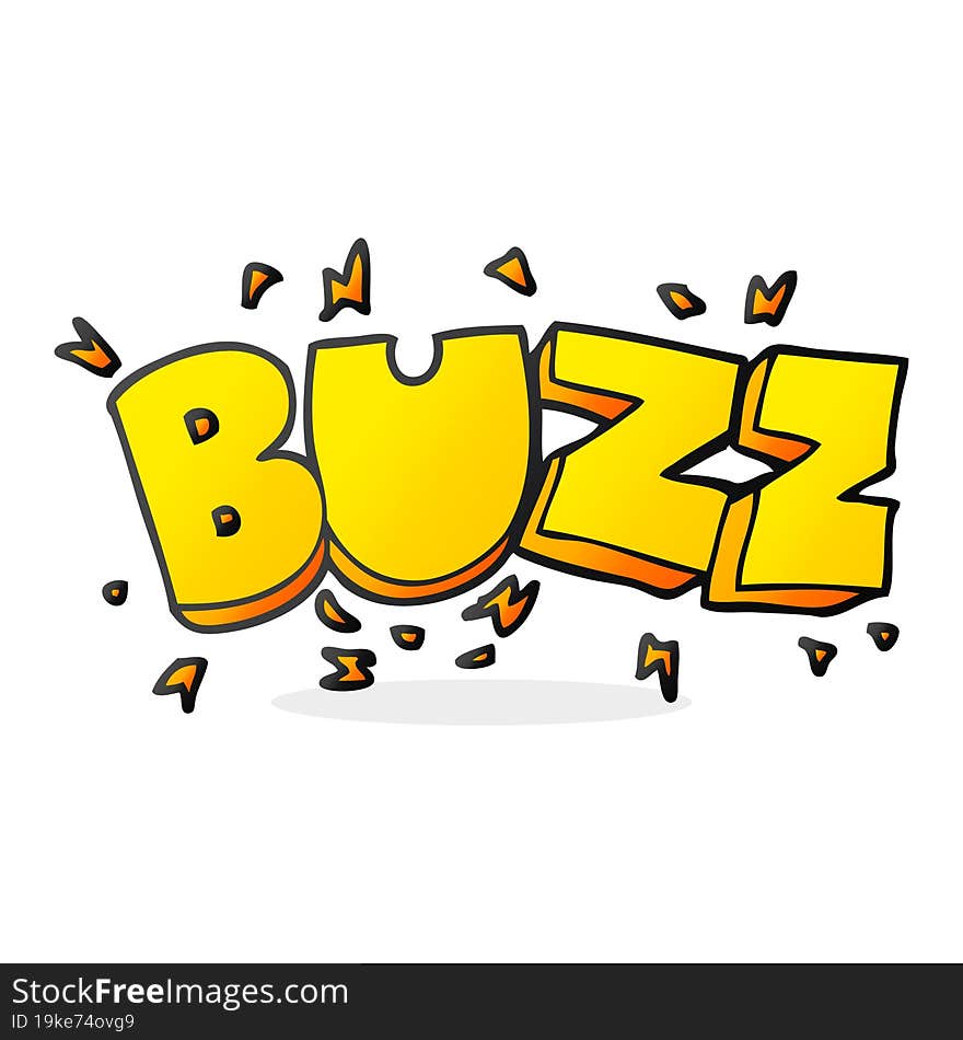 cartoon buzz symbol