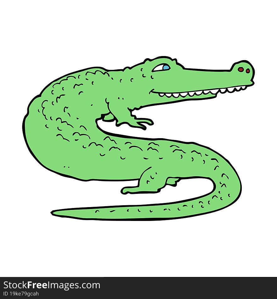 cartoon crocodile