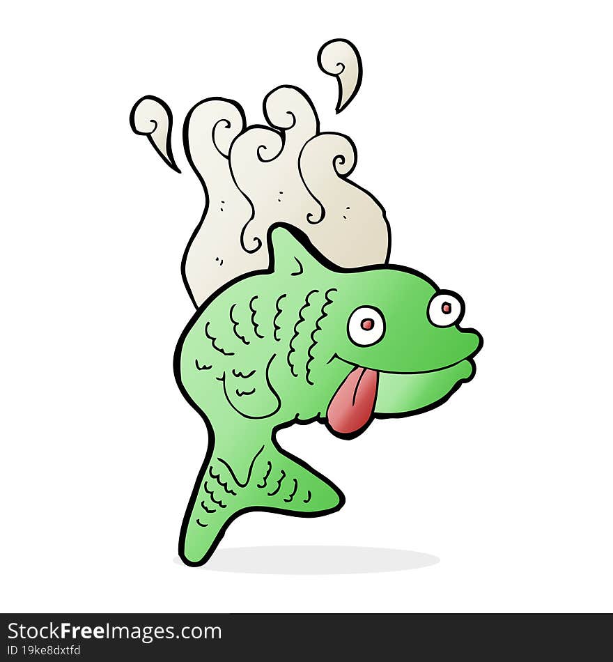 Cartoon Smelly Fish