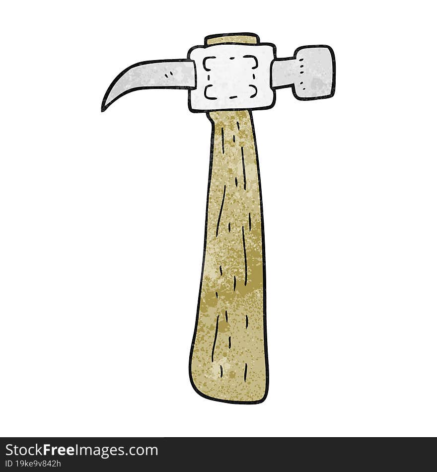 Textured Cartoon Hammer