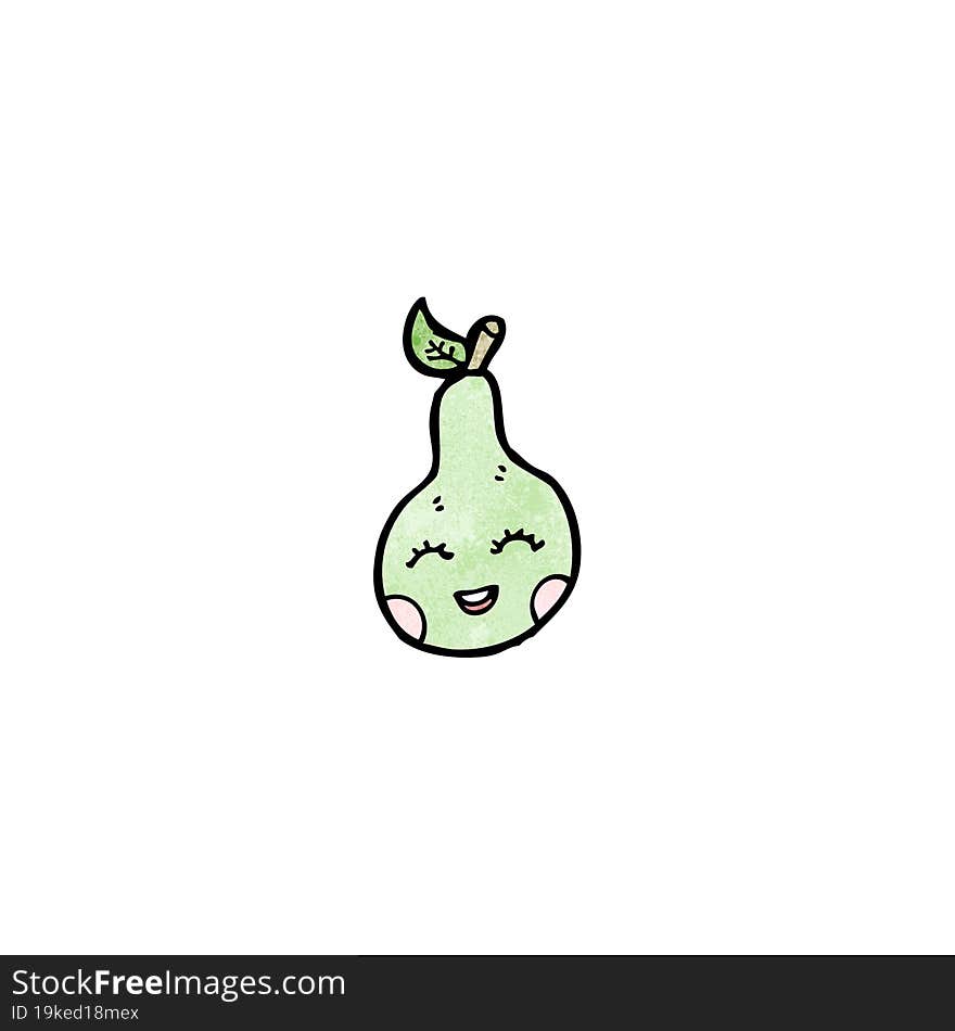 cartoon pear