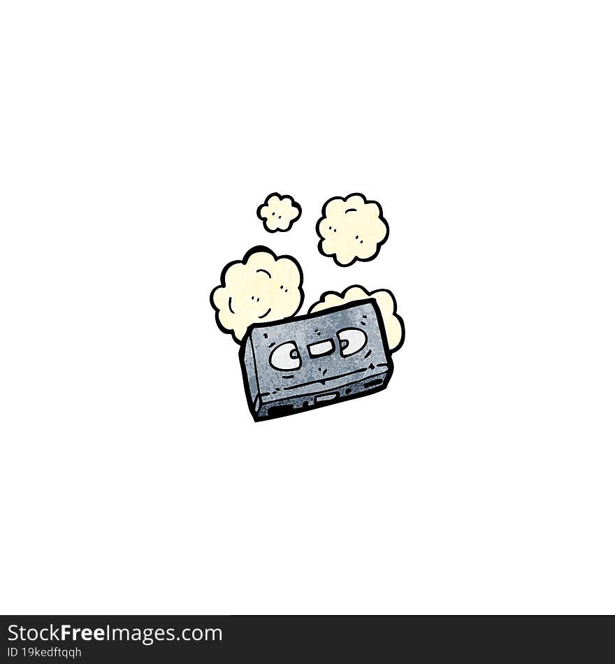 old video cassette cartoon