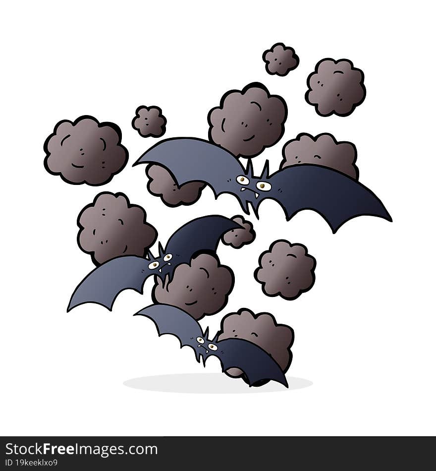 cartoon vampire bats