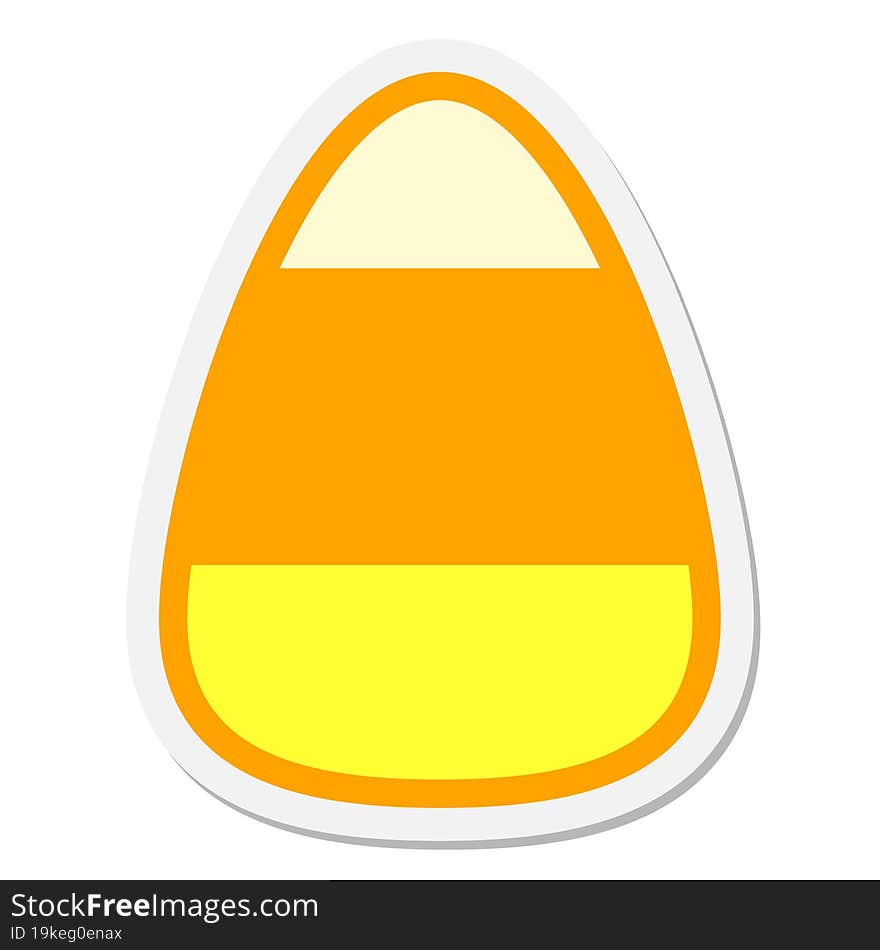 Candy Corn Sticker