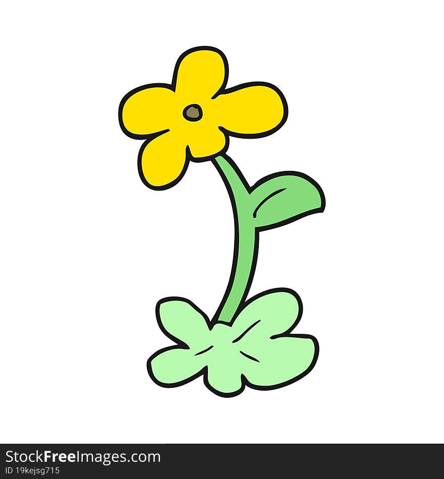 cartoon flower