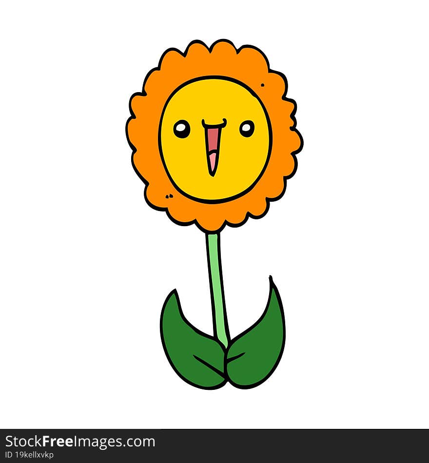 cartoon flower