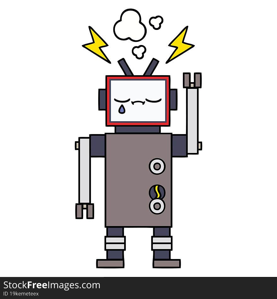 Cute Cartoon Robot