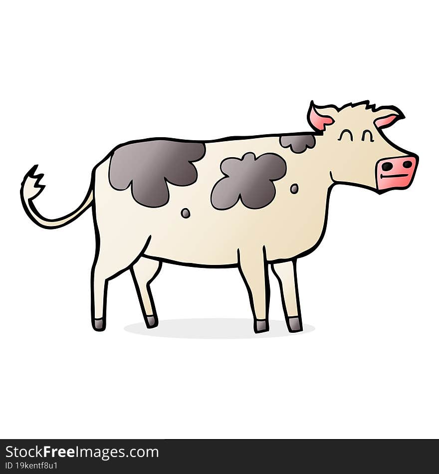 cartoon cow