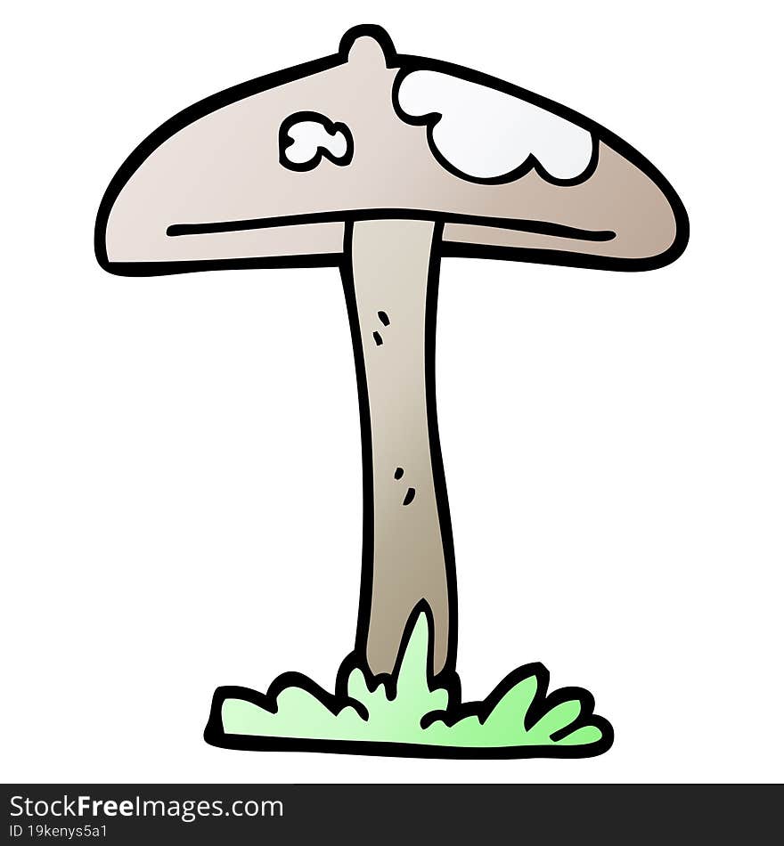 Cartoon Doodle Mushroom